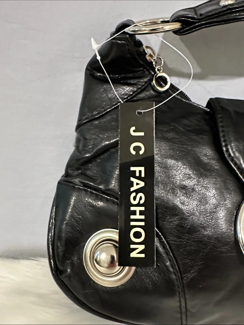 JC Fashion Black Studded Women's Hobo Bag NWT’S
